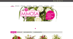 Desktop Screenshot of bloemsierkunstmimosa.nl